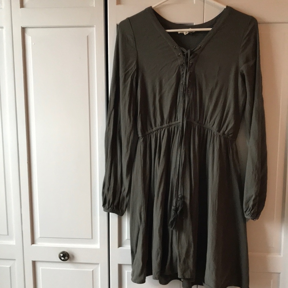 Olive green boho dress from Stitch Fix
